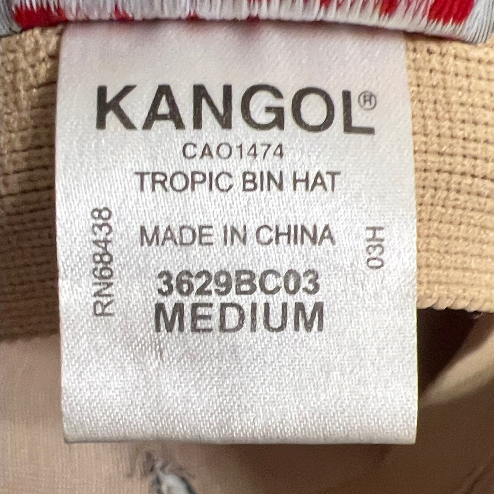 Kangol Tropic Bin Bucket Hat BREATHABLE Excellent condition - Picture 3 of 7